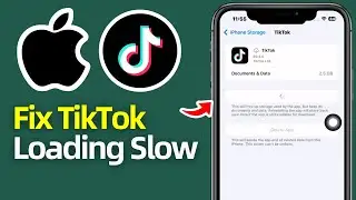 How To Fix TikTok Loading Slow on iPhone | TikTok Slow Loading Problem Solved