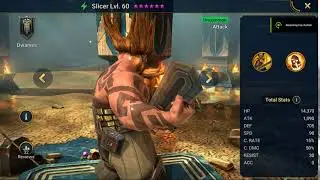 Raid Shadow Legends Hero Showcase Slicer lv 60