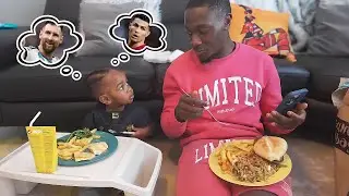 Q&A Mukbang With Broski: Ronaldo or Messi?