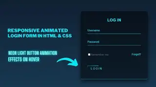 How to Make Login Page for Website Using HTML & CSS