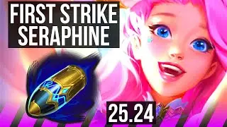 SERAPHINE & Naafiri vs PYKE & Aphelios (SUP) | First Strike, 24K damage | EUW Master | 25.24