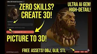 AI3DGen Tutorial: Free AI 2D to 3D Generator Walkthrough