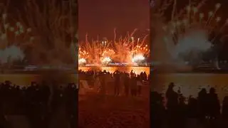 uae national day celebration 2023 fireworks in corniche Beach Abu Dhabi City 