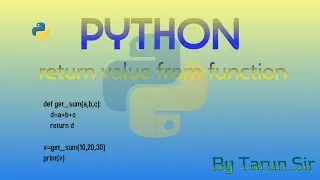 return value from function in python