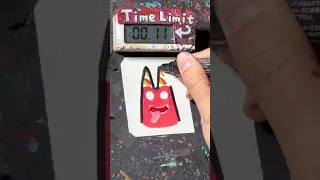 【ASMR】Drawing BANBAN in 40 Sec