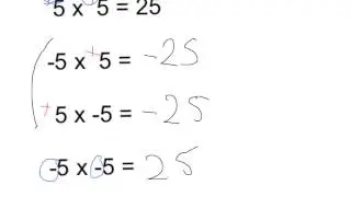 Multiplying and dividing with negative numbers