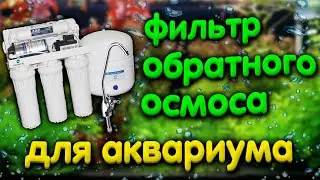 Фильтр обратного осмоса для аквариума. Почему не нужен минерализатор.