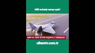 Milli Muharip Uçak piste indi. İlk taksi sürüşünü başarıyla tamamladı,dev projede çok önemli?