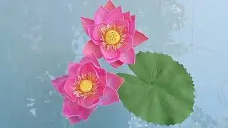 Мастер Класс Как изготовить лотос из фоамирана