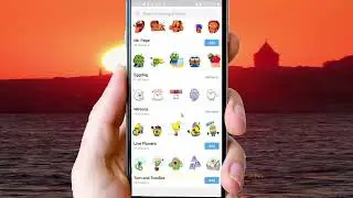 Android Phone : How to add stickers in Telegram