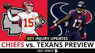 BIG Chiefs Injury News | Chiefs vs. Texans Preview & Prediction, Patrick Mahomes, Kadarius Toney