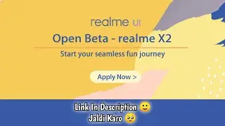 Realme UI Open Beta For Realme X2 | Realme X2 Realme UI Update | Realme UI Realme X2 ~ Rocko RJ 🥺