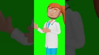 Green Screen Doctor Character Short | No Copyright | Character Green Screen | 