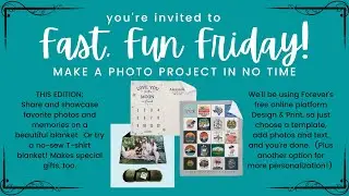 Fast, Fun Friday!, ep. 7:  blankets