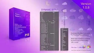 Animated Weather Icons Pack  Without Forecast Templates