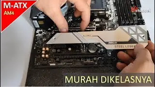 Motherboard AM4 Murah terbaik, fitur cukup lengkap, siap Ryzen 7 5700X3D | Asrock B550M Steel Legend