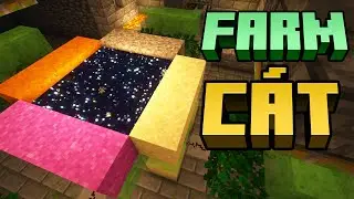 Cách Làm Máy Farm Cát, Sỏi, Bột Bê Tông Trong Minecraft
