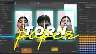 How To Create Split Torn Paper with 2 Tone Color in Spark AR | Tutorial