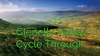Cycle Through Glenelly Valley Sperrin Mountains Counties Tyrone and Derry