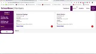 SchoolBase - Members and Divisions