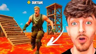 O CHÃO É LAVA NO FORTNITE! O DESAFIO MAIS DIFÍCIL QUE JÁ JOGUEI