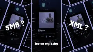New Trend Xml ❤️🔥| Ice on my baby | xml file | ecxxii edit