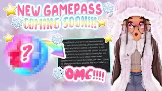 ✨ALERT🤍 A NEW GAMEPASS IS 😱COMING OUT SOON🎄 | Royale High Glitterfrost