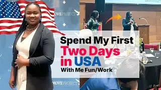 Spend my first two days in USA with me . Fun/Work