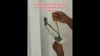 How to install 5 amps socket and switch...