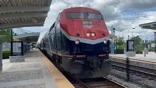 Amtrak & SunRail Trains in Central Florida