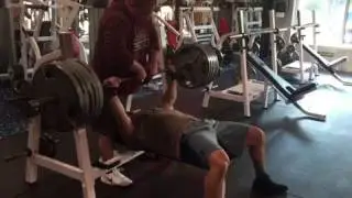 Tim Whitney 495 LB Bench Press Fail