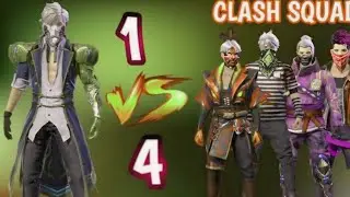 1VS4 😱🤯👿 KHATRNAK GAMEPLAY IN FREE FIRE 🔥 || 
