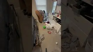 Clean my messy room  pt2 #sahmlife #busymom #cleanwithme #dayinthelifevlog #cleaningmotivation
