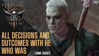 All decisions and outcomes with He Who Was - Baldur's Gate 3
