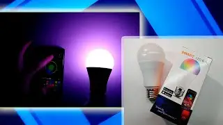 Smart LED Lamp E27 RGB 6W Bluetooth Magic Lamp RGB Control Applicable to IOS - Bombilla Bluetooth