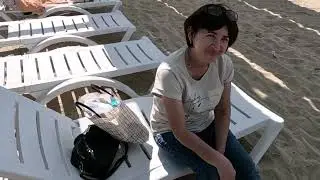 22.09.Обстановка песчаных пляжах Анапы. 🛥️🌅👍