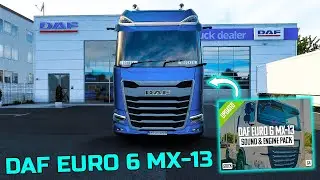 DAF Euro 6 MX-13 Sound & Engine Pack Mod For ETS2 1.48 | ETS2 1.48 MODS