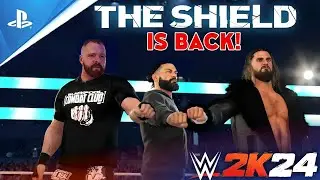 WWE 2K24 : THE SHIELD 2024 FULL ENTRANCE | EPIC COMMUNITY CREATIONS