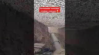 Гениальная танковая огневая позиция 😱 #shorts #миртанков #wot