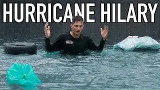 I Went Straight Into Hurricane Hilary, Los Angeles is Flooded!!