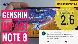 Update Genshin Impact 2.6 - Redmi Note 8 Gaming Test 2022