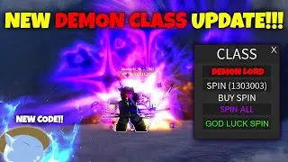 Demon Lord CLASS + New BOSS & CODE | A Hero's Destiny