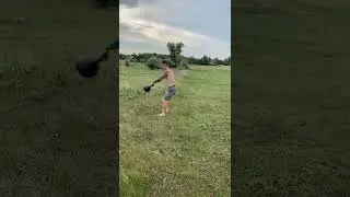 ШОК!!!сальто назад с гирей