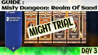 GUIDE - Might Trial - how to play Misty Dungeon Realm Of Sand - [Genshin impact]