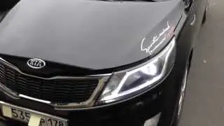 Газовый упор на капот Kia Rio (старая версия)