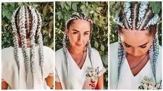 Косы с КАНЕКАЛОНОМ | Kanekalon Braids 💙