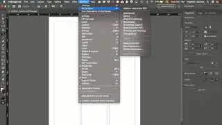 InDesign Workspace Navigation