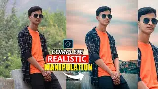Complete Realistic manipulation tutorial in Photoshop Mobile - Rafsan Editz