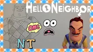 👀 Hello Neighbor ~ como dibujar a la vecino  🙀