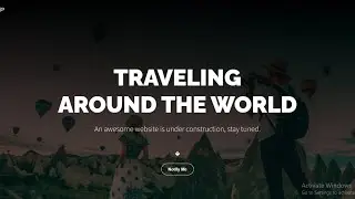 Traveling Website HTML CSS || HTML Website || HMTL  || HMTL and CSS